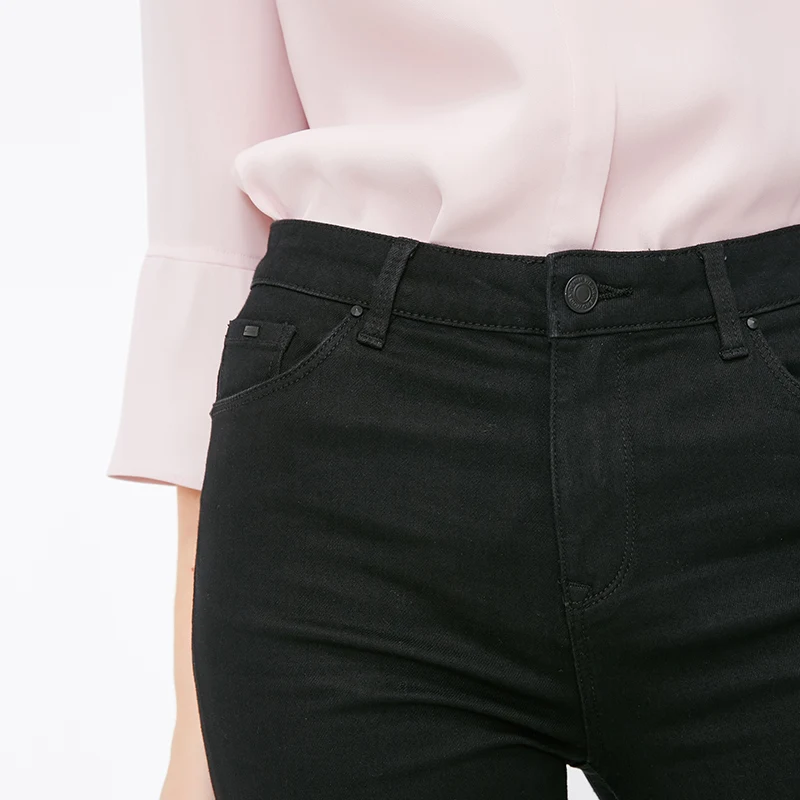 Vero Moda Новые поступления женские Укороченные расклешенные джинсы на шнуровке | 318349574