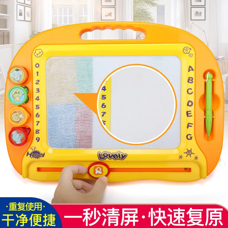 

Color Magnetic Drawing Board CHILDREN'S Drawing Board WordPad Baby Sketchpad Doodle Board Magnetic Drawing Board Wipable Write