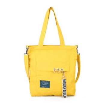 

Soft Canvas Bag Large Capacity Women Shopping Bag Ladies Daily Use Handbag Casual Beach Bag Tote Contrast color Letter Hasp Bag