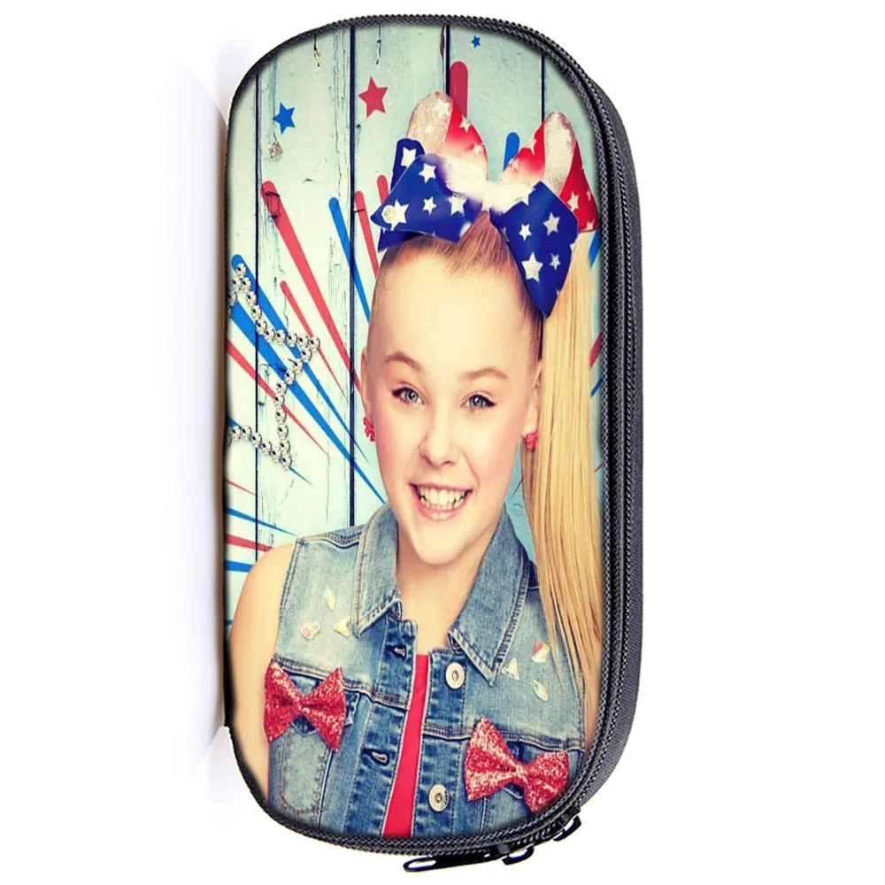 8 Милая сумка Jojo Siwa для ручек, Детская сумка для мальчиков и девочек, канцелярская сумка для студентов, высококачественный красивый пенал для карандашей, модная сумка - Цвет: 8