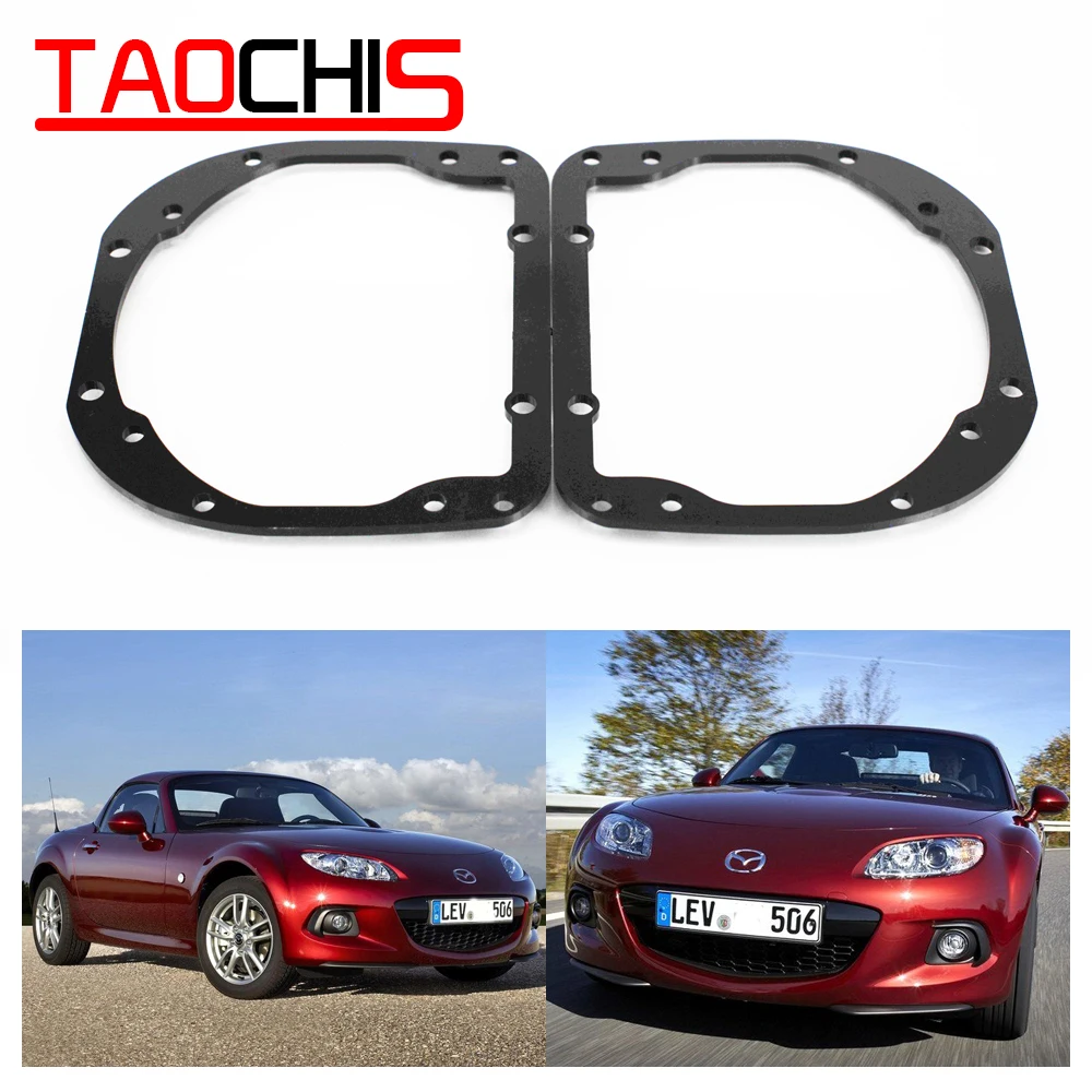 Taochis автомобильный Стайлинг Рамка адаптер модуль DIY Кронштейн Держатель для Mazda MX-5 MX5 Hella 3 5 Koito проектор Объектив точечный светильник