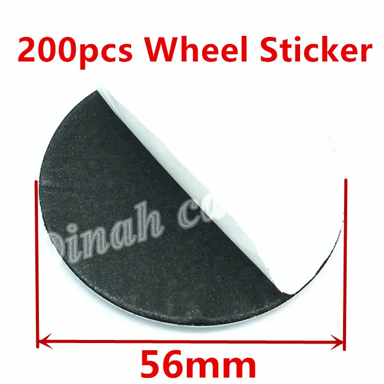 

200pcs 56mm 56.5mm Custom Made or Modification Car Styling Accessories For Wheel Hub Center Caps Logo Emblem Badge Sticker Decal