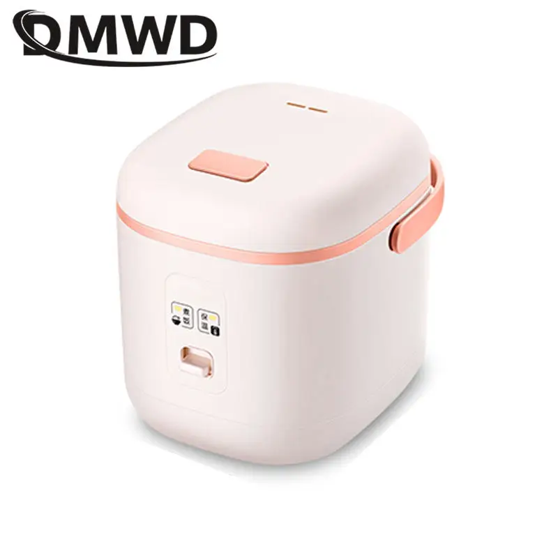 DMWD 1.2L Mini Rice cooker for 1-2 person Multifunctional Noodles hot pot porridge soup automatic rice cooking machine