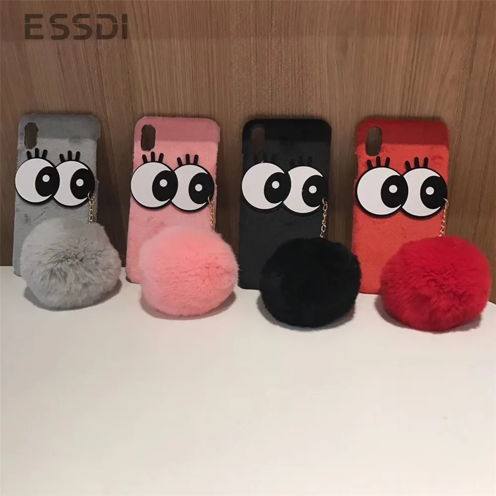 

Essidi Big Eyes Phone Full Cover Protective Case for iphone xs MAX XR 6 8 plus Case For Iphone 7 Phone Case Accessories