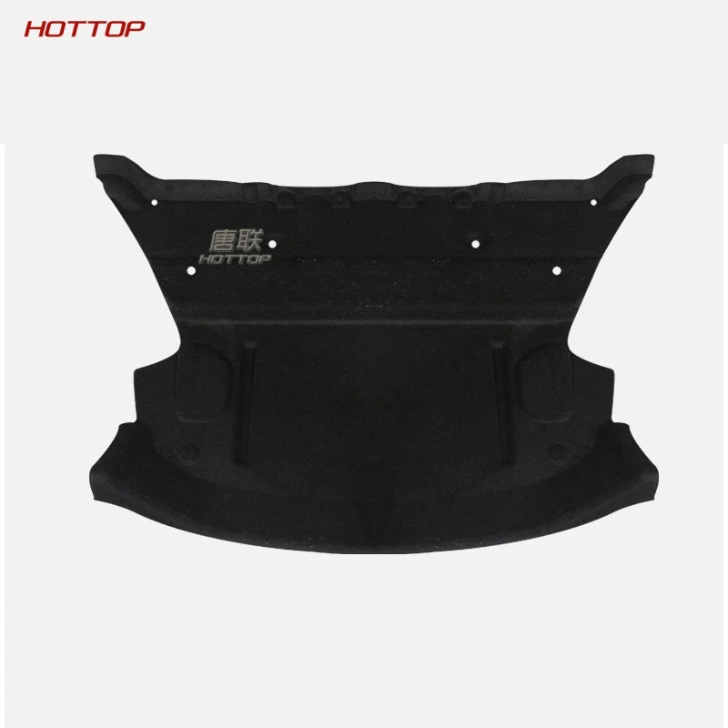 Black 1pc Звукоизоляционный хлопок черный задний багажник внутри звукоизоляция хлопок для Tesla модель 3 - Название цвета: Black 1pc