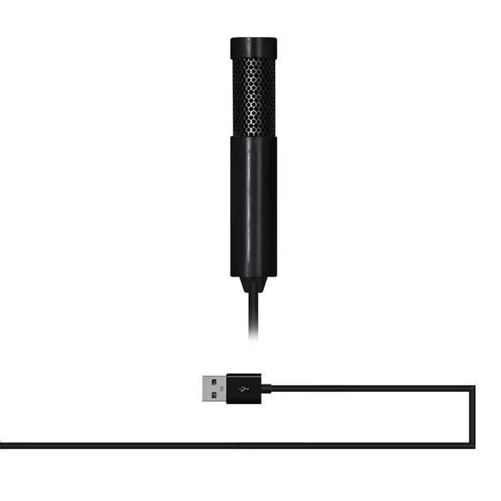 USB конденсатор стерео разъем микрофон Портативный мини ноутбук компьютер Студия Аудио запись голоса микрофон