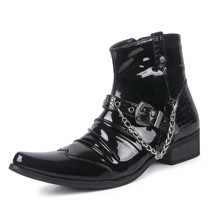 Pointed toe motorcycle boots Clearance