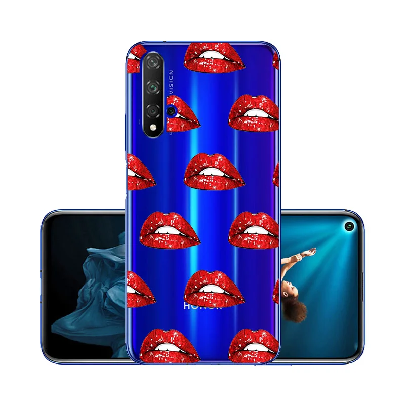 W102 3D DIY чехол с рисунком для huawei Honor 20 силиконовый прозрачный Футляр защитный бампер huawei Honor 20s 20 Pro Honor20 чехол - Цвет: W102