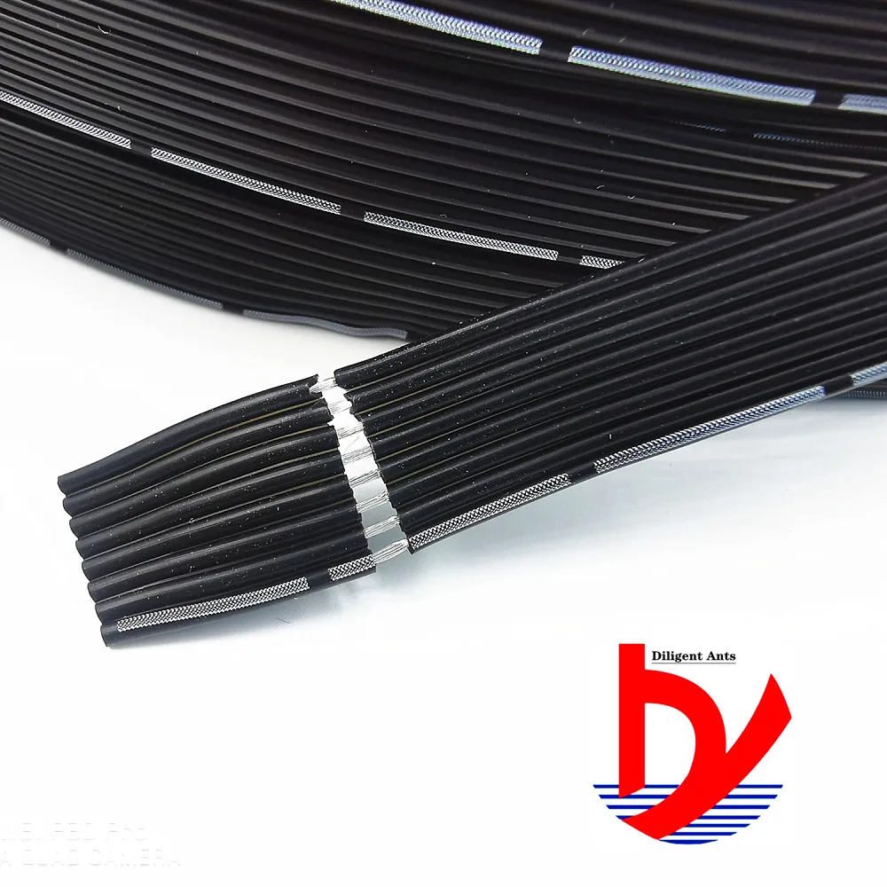 

26AWG 3P 4P 8P Special Soft High Temperature Silicone Cable Soft Parallel Wire Black White Tinned Copper Wire Flexible Line 10M
