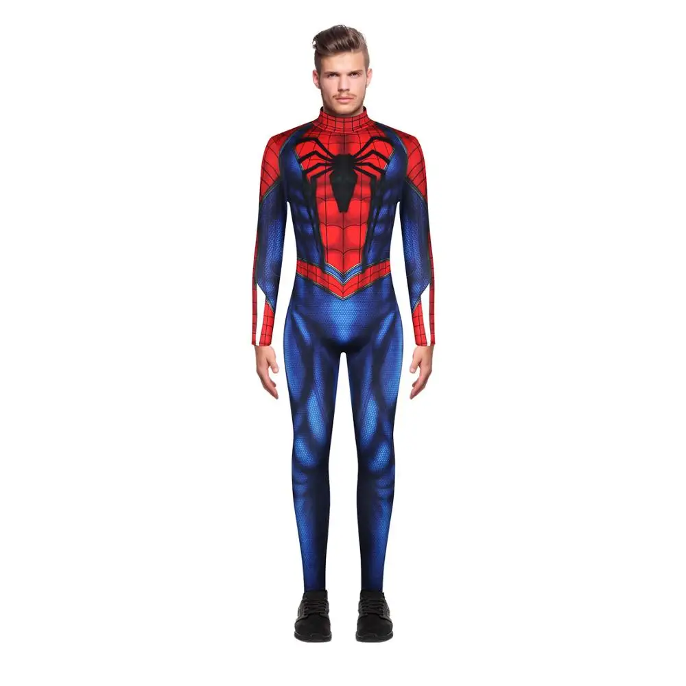 Insomniac игры паук комбинезон косплей костюм боди зентай костюм Хэллоуин