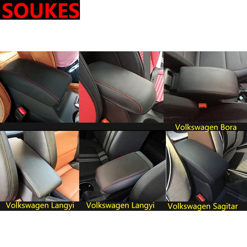 Натуральная кожа центр автомобиля эластичный подлокотник Крышка для hyundai Solaris Tucson I30 IX35 Accent Santa Fe Elantra Coupe Santafe Null