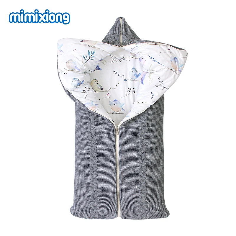 

Baby Sleeping Bags Stroller Super Soft Newborn Boys Girls Swaddle Wrap Envelopes 0-6M Infant Kids Sleep Sacks Fall Winter Zip Up