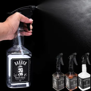 

650ML Hairdressing Spray Bottle Salon Barber Hair Tools Water Sprayer Hairdressing Retro Brown Hair Tools Water Sprayer Dec
