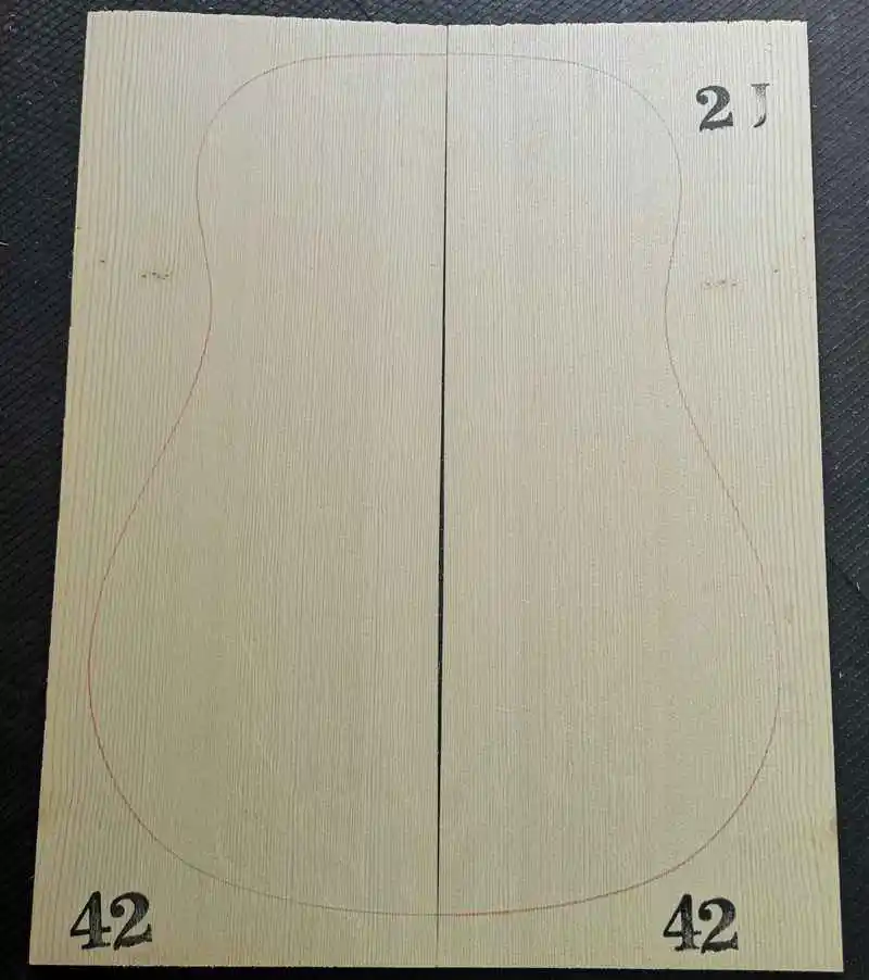 2# класс Picea Abies Alps ель гитара из твердой древесины топ 41 дюймов DIY деревянная гитарная панель ручной работы материал для изготовления гитар 4,5*215*5