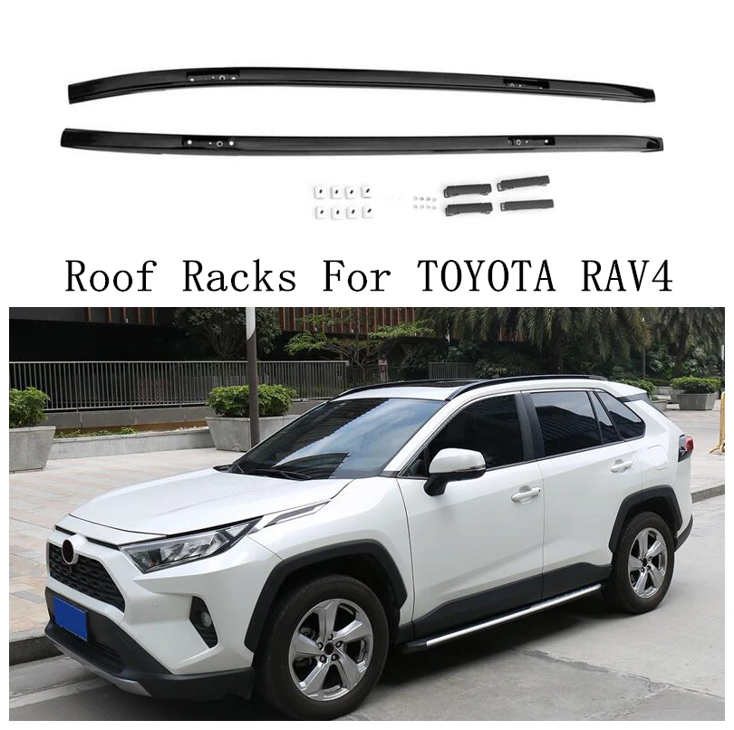Багажник на крышу для TOYOTA RAV4 RAV 4 рейки из алюминиевого сплава 2019 2020 2021 | Автомобили