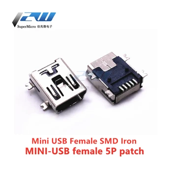 

（20pcs/lot）Mini USB 5pin 4ft Female Plug Connector for Mobile Charger Plug