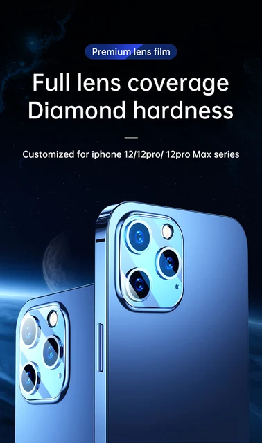 Comprar Protector Cámara Trasera para iPhone 12 Pro Cristal templado.  Precio: 6 €