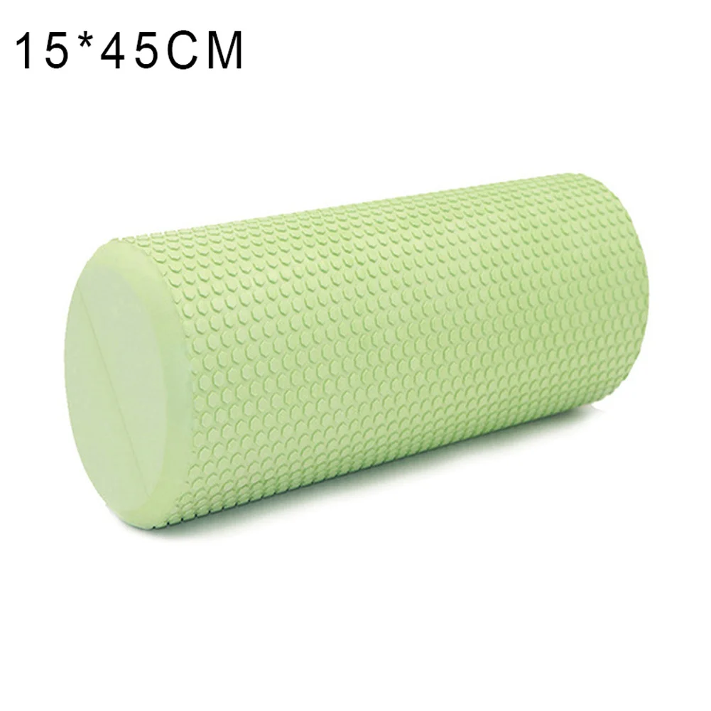 15x45CM 30/45/60 см для занятия йогой из материала EVA обучение пенный ролик кирпичи для Фитнес Пилатес здания тела массажер для спины BB55 - Цвет: 15x45CM