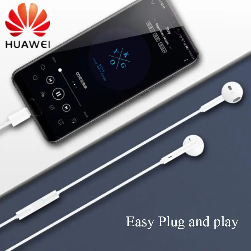 Kuulee C/AM115/AM116 наушники с микрофоном Регулятор громкости для huawei P20 Xiaomi Mi 9 8 7 6 6X MIX2