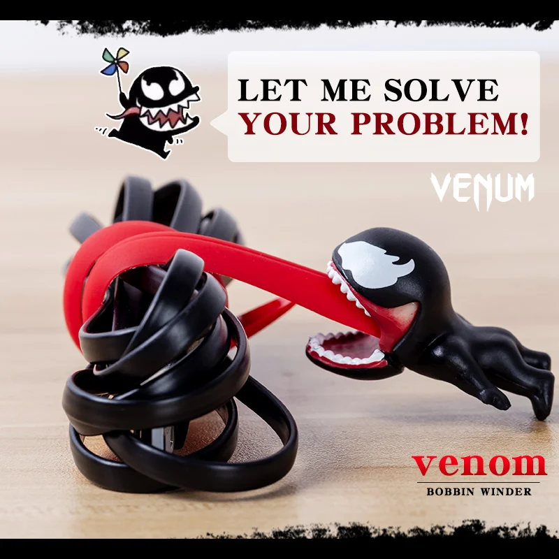 MGF Venom провод держатель Winder кабель USB протектор креативный кабель аккуратный для линии передачи данных кабель для наушников
