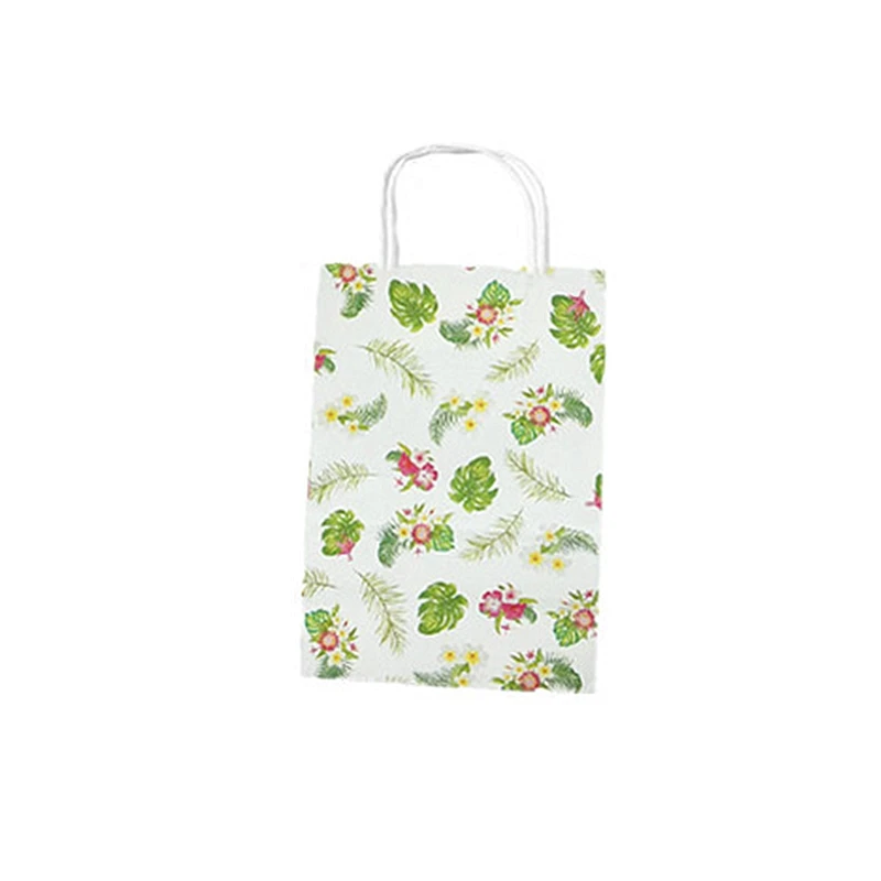 OLOEY Tropical Flamingo Birthday Supplies Flamingo Palm Leaf Disposable Plates/Cups/Paper Summer Party Hawaii Party Decor - Цвет: Bag 1pcs