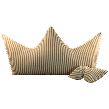 

Crown Soft Fashion Nordic Triangle Backrest Cushion Bedroom Luxury Cushion Creativity Gifts Cojines Suelo Retro Style EC50ZD