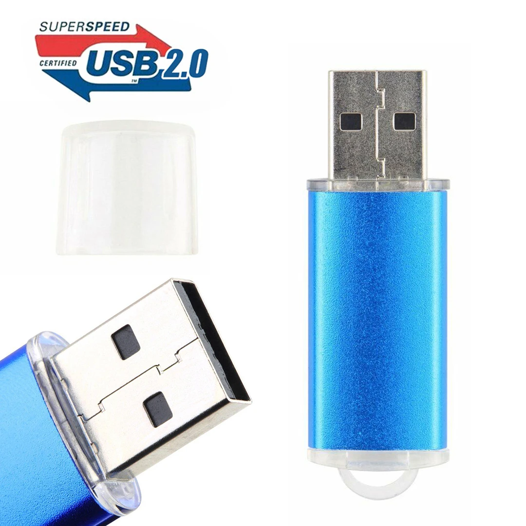 

1pc New USB 2.0 Metal Flash Drive Disk 256 GB Memory Stick USB Pen Drive U Disk Compitable For Computer Cables Connectors