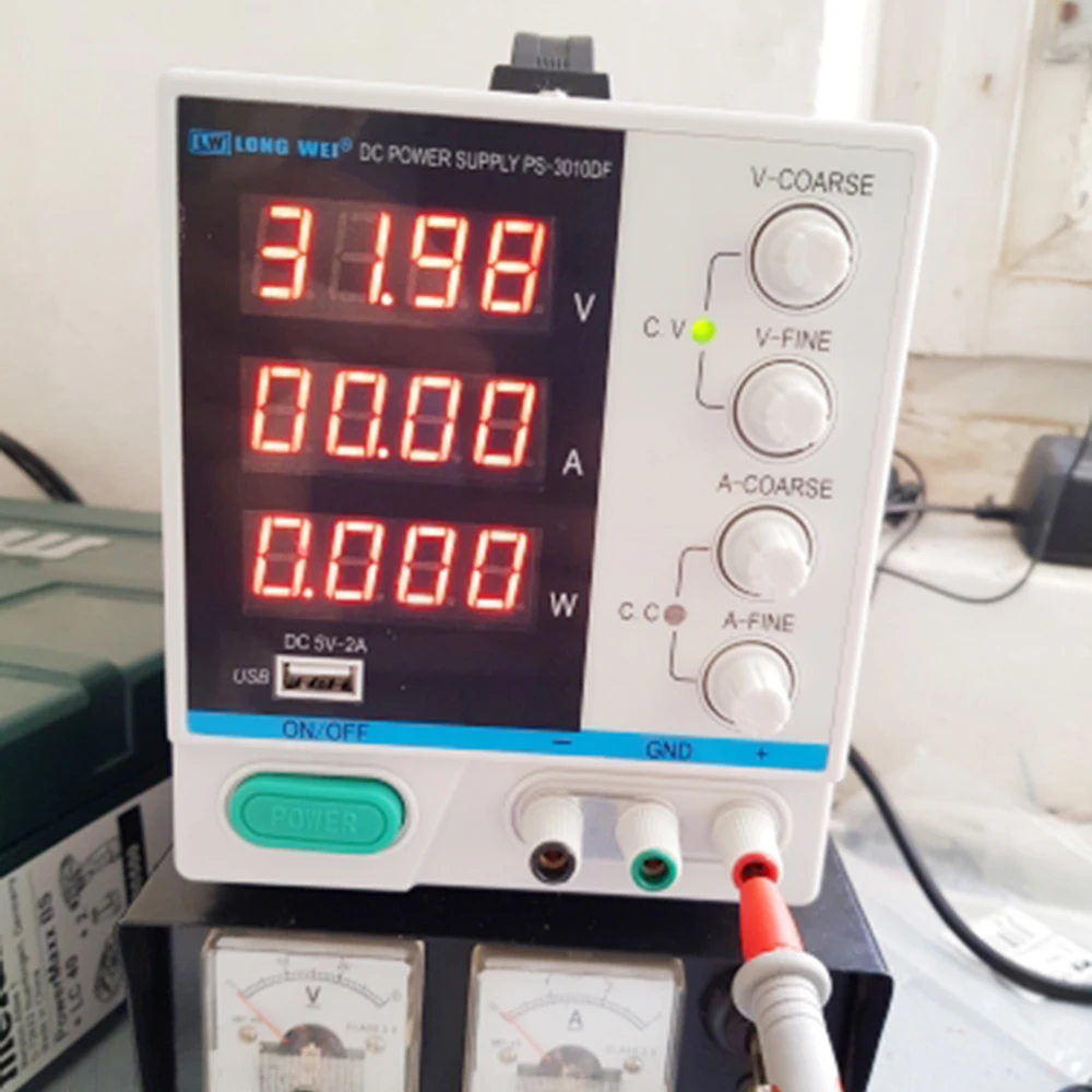 30V 10A PS-3010DF 4-разрядный дисплей лабораторный источник питания постоянного тока Регулируемый USB зарядки ремонтный переключатель блока питания