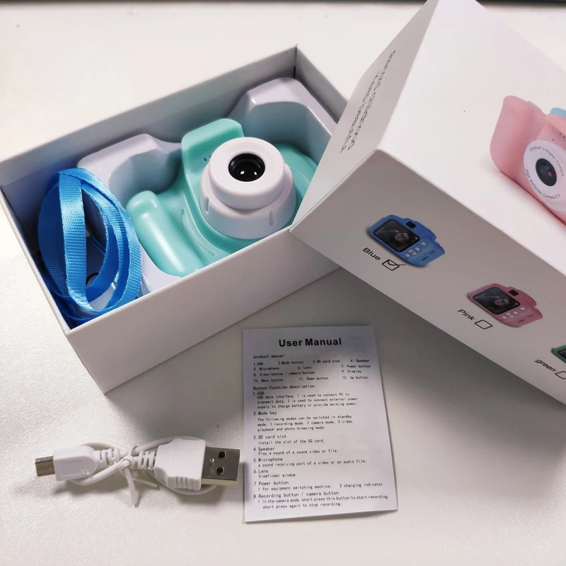 Детская мини-камера детские развивающие игрушки для детей детские подарки на день рождения Подарочная цифровая камера 1080P проекционная
