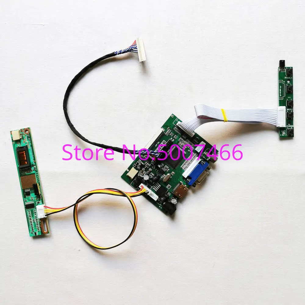 Fit LP141WX3 (TL)(P1)/(TL)(P2)/(TL)(Q1)/(TL)(Q2)/(TL)(R1) VGA AV 30-Pin 1280*800 LCD 1CCFL LVDS screen controller board kit | Компьютеры и