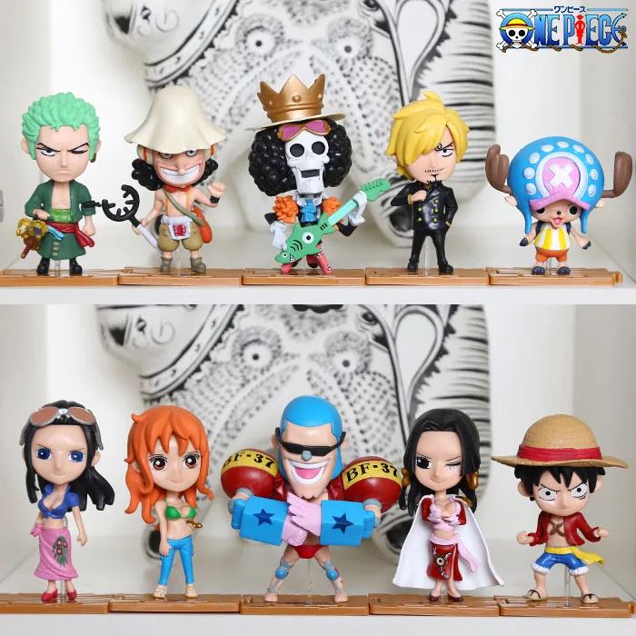 

One Piece/Navigation 68 Generation 2 after Spring Festival Straw Hat Pirates Group 10-a Set of Bag Garage Kit Doll Base Decorati