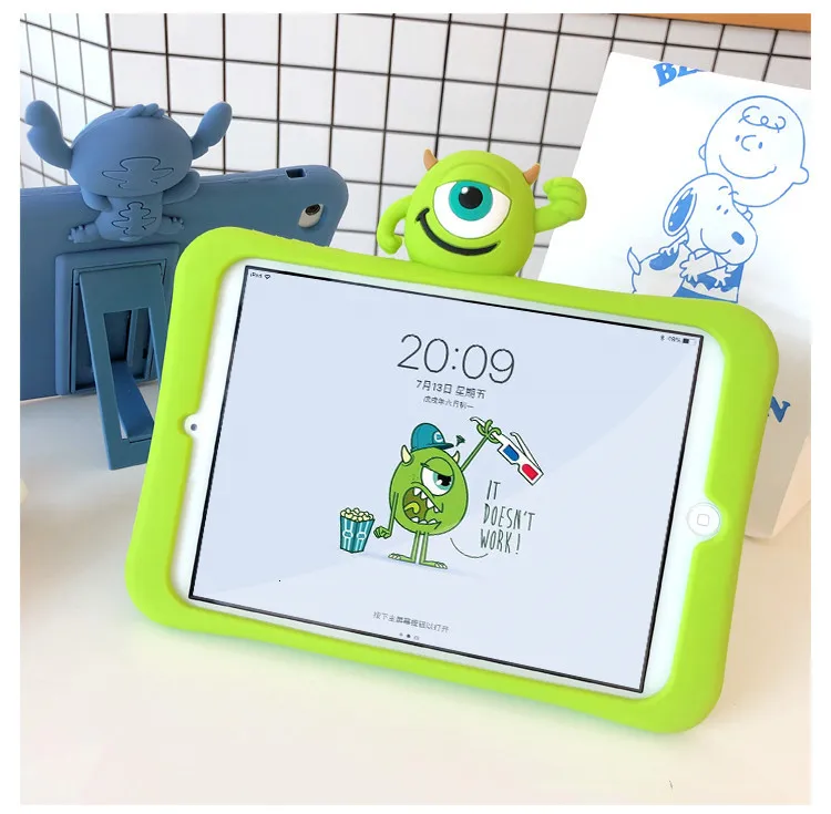 Силикагель чехол стежка кронштейн для планшета чехол для Ipad 2, 3, 4 air 1 2 Ipad mini 1 2 3 4 для нового Ipad pro 9,7 A1893