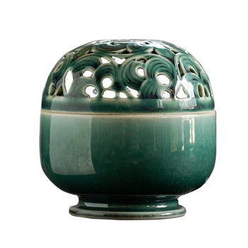 

Cover Cermatic Incense Burner Box Statue Luxury Mini Smoke Incense Burner Plate Quemador De Incienso Aroma Diffuser EA6XXL