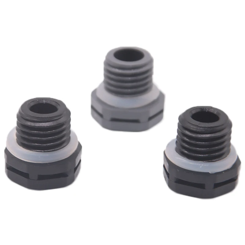 10Pcs M10 Nylon Waterproof Air Vent Valve Screw M10*1 M10*1.5 In Protective Vent Plug E-PTFE Plastic Breather Valve