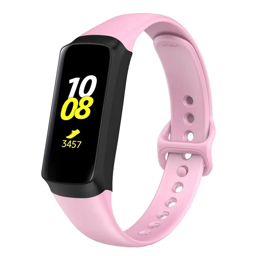 Браслет Ремешок на петельку сменный ремешок для samsung Galaxy Fit SM-R370 Многоцветный силикон для ремешка часов
