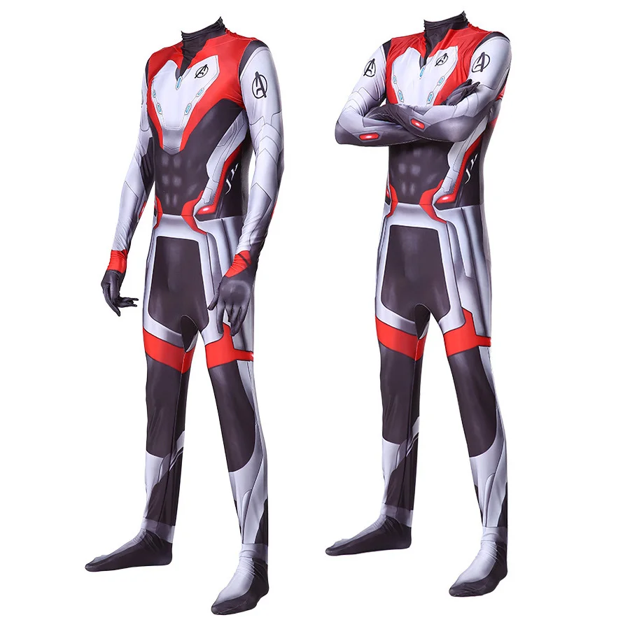 

DM2019 new Marvel Avengers 4 Final Battle Quantum Battlesuit Siamese Tights Cosplay Costume Adult Children's Set Cosplay Costume