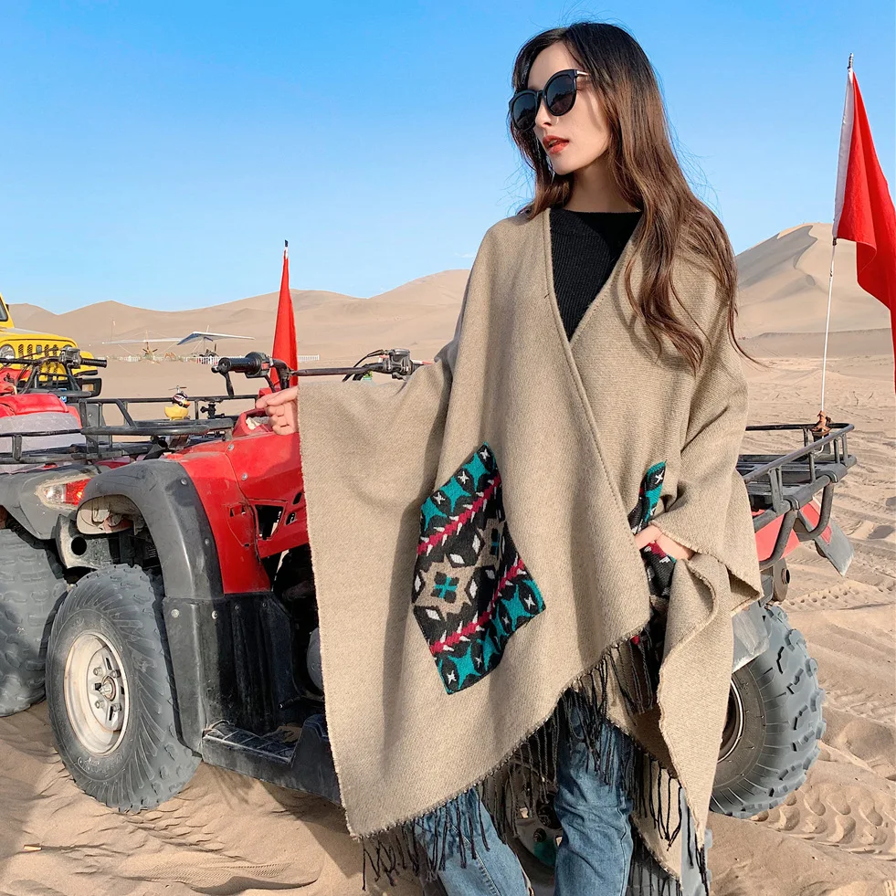 Дизайнерский шарф для женщин роскошный Королевский синий зимний аксессуар шарфы для дам 150*130 см модные женские шарфы - Цвет: 2