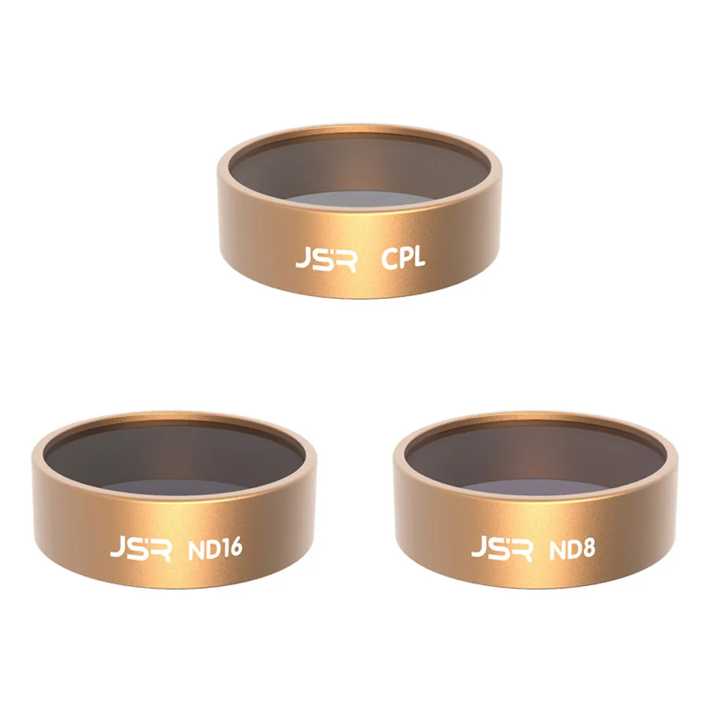 3pcs Фильтры для объектива камеры MCUV/CPL/ND4/ND8/ND16/ND32 для дрона XiaoMi FIMI X8 SE - Цвет: 3pcs