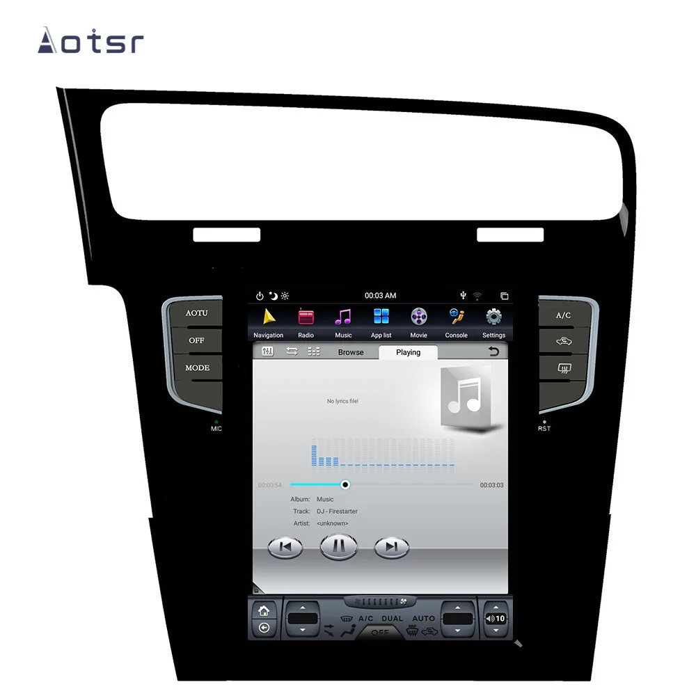 Excellent Tesla Style Android 8.1 GPS Navigation DVD Player For Volkswagen GOLF 7 2013+ Car Auto Radio Stereo Multimedia Head Unit Player 6