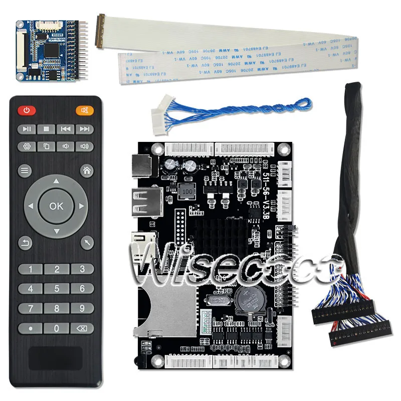 Board Wisecoco 1366x768 15,6 дюймов TFT ЖК-Дисплей HDMI LVDS к EDP 30 Pin драйвер платы ноутбука светодиодный сменный экран ноутбука - Цвет: Board