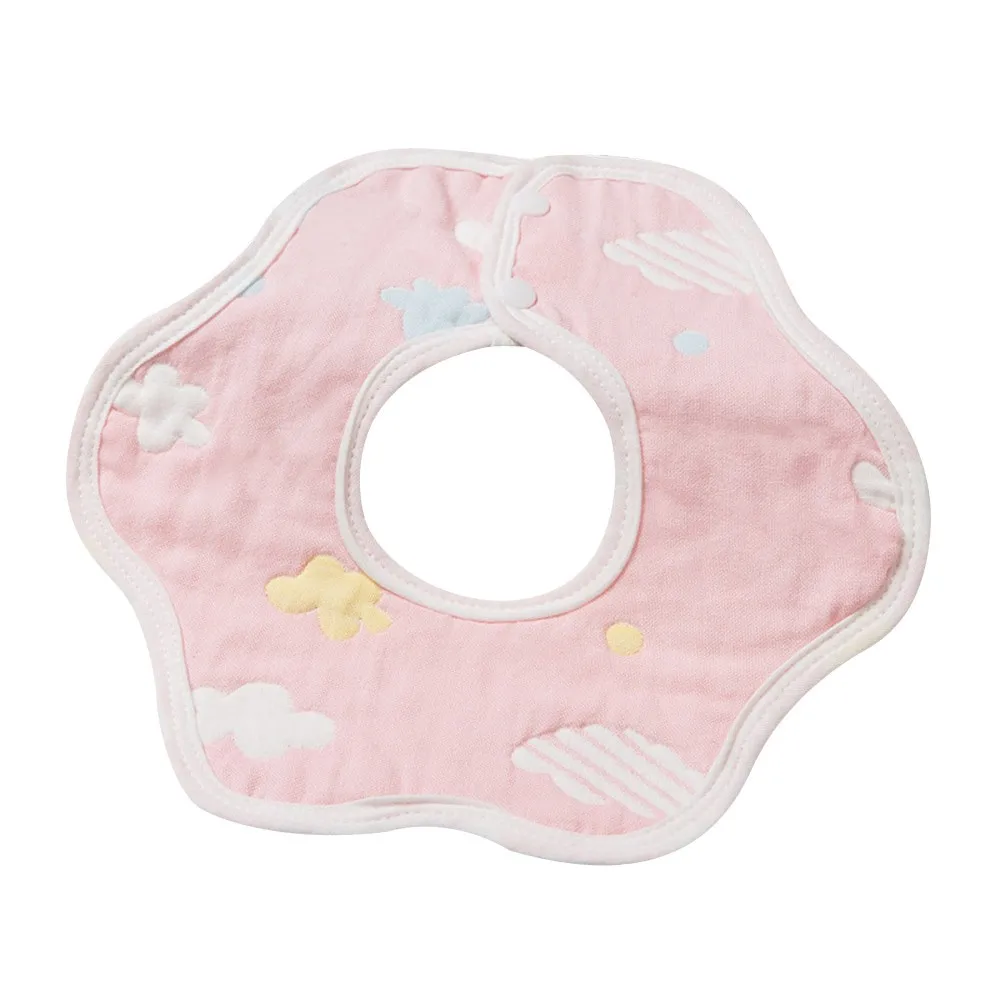 MUQGEW цветок Baby babador Petaling мягкий хлопок с принтом кормления NewbornBibs слюнявчик полотенце Многоразовые моющиеся CN8