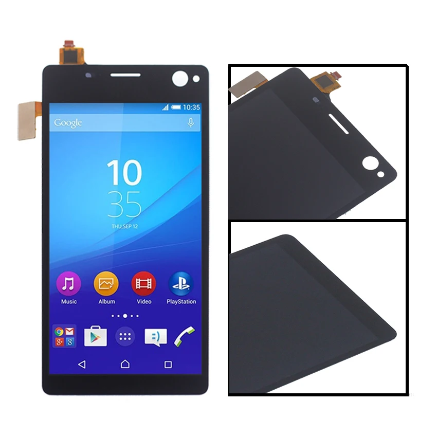 Для Sony Xperia C4 дисплей с сенсорным экраном дигитайзер для LCD E5303 E5306 E5333 ЖК