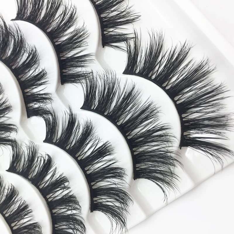 Eyelash Extension Eyelash Extensions Eyelash Extension Lashes Fake Eyelashes False Eyelashes Eyelash Makeup Tools 5 Pairs 3d mink hair false eyelashes natural Long Eye Lashes Wispy Makeup Extension Tools sexy mink eyelashes eye lashes cilios