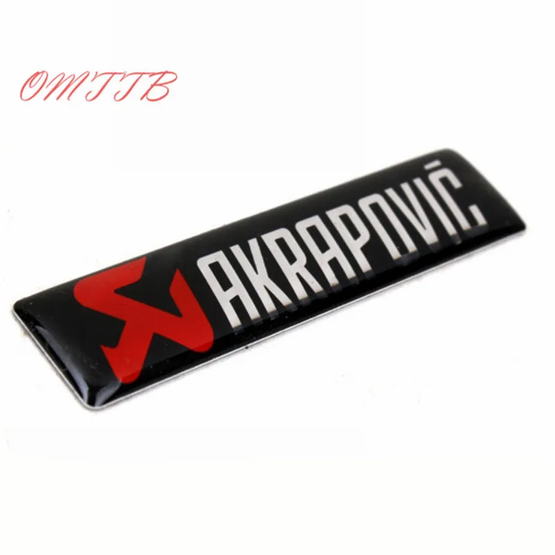 3D алюминиевая эмблема значок наклейка для AKRAPOVIC транспортного средства