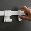Plastic Wall Hanging Hooks Key Holder Wall Door Clothes Hanger Rack for Bathroom Organizer Save Space Rack 3