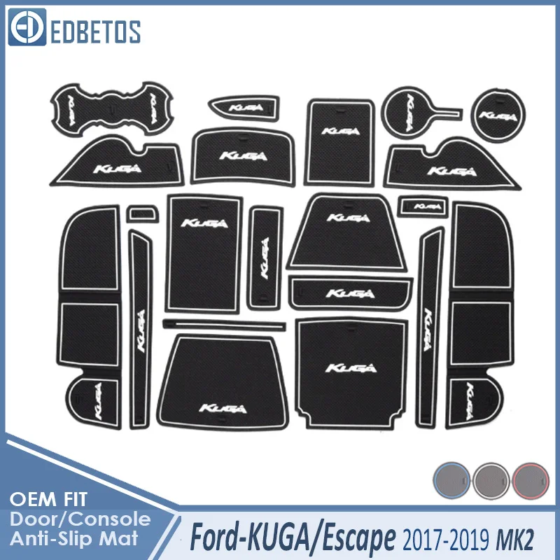 Грязный коврик для Ford KUGA Ford Escape MK2 подтяжка лица C520 аксессуары двери паз ворота слот подставка противоскользящая