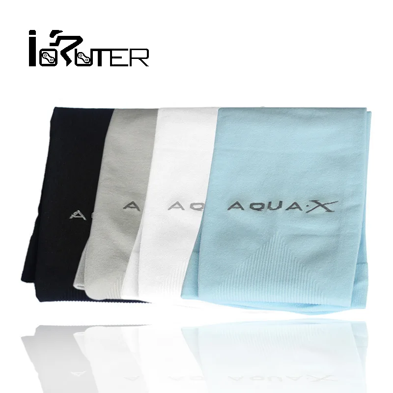 

Korean-style AQUA Viscose Cuff Outdoor Riding Sun-resistant Cuff UV-Protection Exercise Armguards Ice Sleeve Wholesale