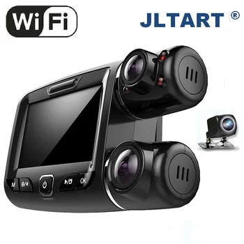 

3 Cameras Lens WIFI Logger Dual Lens Car DVR Novatek 96663 Chip Sony IMX323 Sensor 1080pNight Vision Dual Camera Dash Cam Record