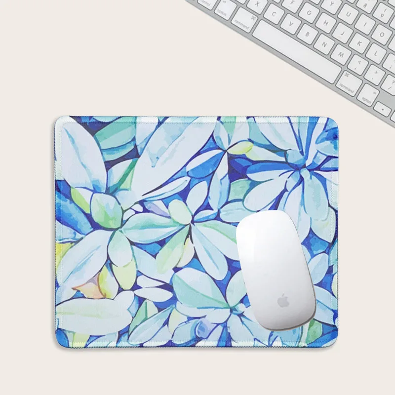 

Simple cloth flower game non-slip mouse pad Internet cafe computer / desk pad writing desk mouse wrist pad