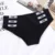 QIWN Sexy Women Pink Letter Panties Underwear Бесшовные трусы Выдалбливают Женское Спортивное Белье С низкой Талией Женские Трусики Для Йоги Танга